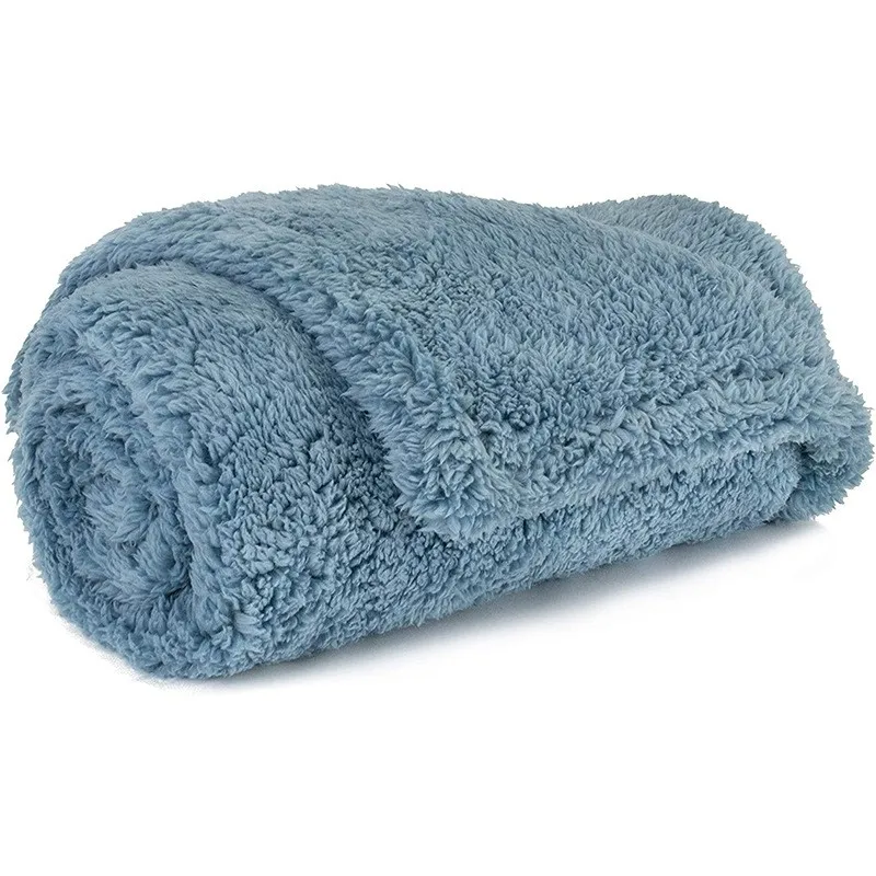 Machine Washable Premium Fleece Pet Blanket Soft Plush Throw Calming Blankets Puppy Blanket for Dog and Cat