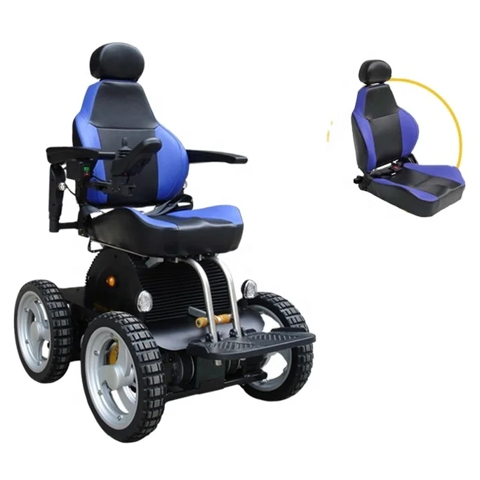 4 wheel electric scooter mobility scooter with climbing wheel strong load capacity