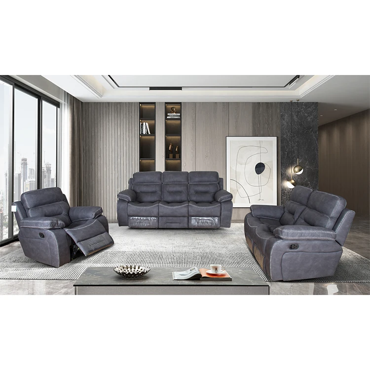 Оптовая продажа fauteuil канапе салон luxe современная удобная гостиная версия 1 2 3 ремешок сиденье; Серый цвет; Мягкая ткань ручной для дивана с откидной спинкой