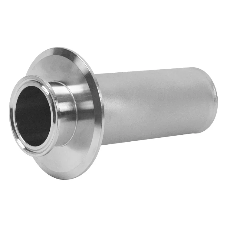 TOPEP Customized Washable SS316L Powder Sintered Filter 106*180 Dia60 Industrial Filter with Quick Install Interface