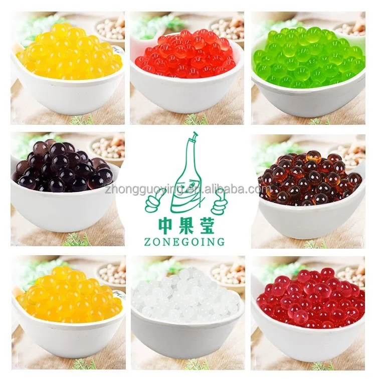 3kg Explosion green grapes Juicy popping boba Sodium Alginate for Tea Cakes Desserts