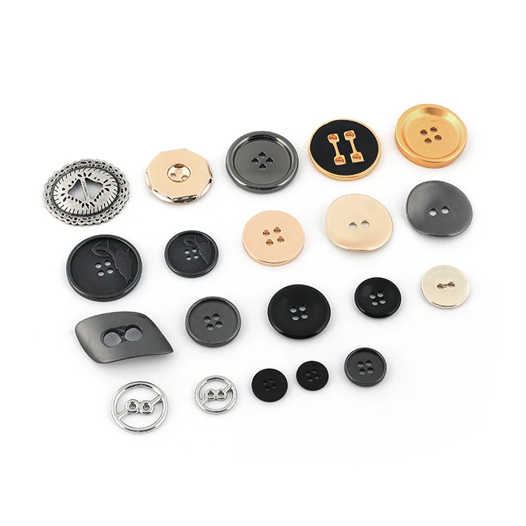 Button Supplier Manufacture Big Buttons for Sewing European 2 Holes Sewing Buttons for Clothes