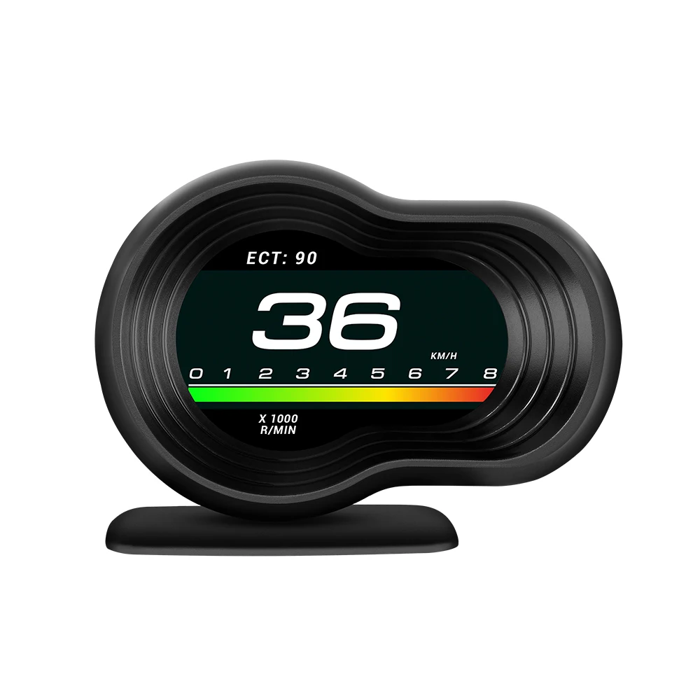 Head-up Display F9 OBD2 GPS Smart Gauge LCD Speedometer Multi-function OBD2 Digital Meter Car HUD