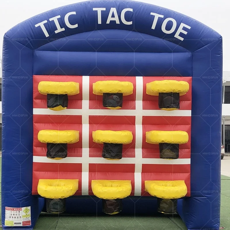 2 в 1 карнавальные надувные Tac Toe Connect 4 игры на открытом воздухе гигантские спортивные