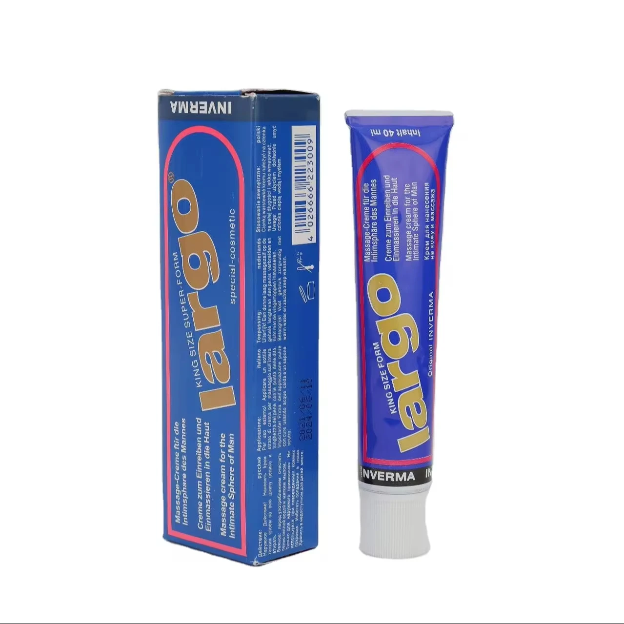 Largo Boost Performance Strength Massage Cream Energy Massage Gel for Men