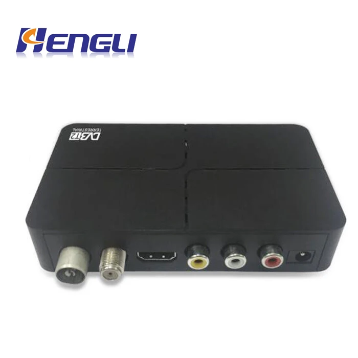 2023 Hengli converter box combo DVB-T2+S2 full HD tv receiver DVB-T2+S2 satellite tv decoder H.264 H.265 Combo Set-top box