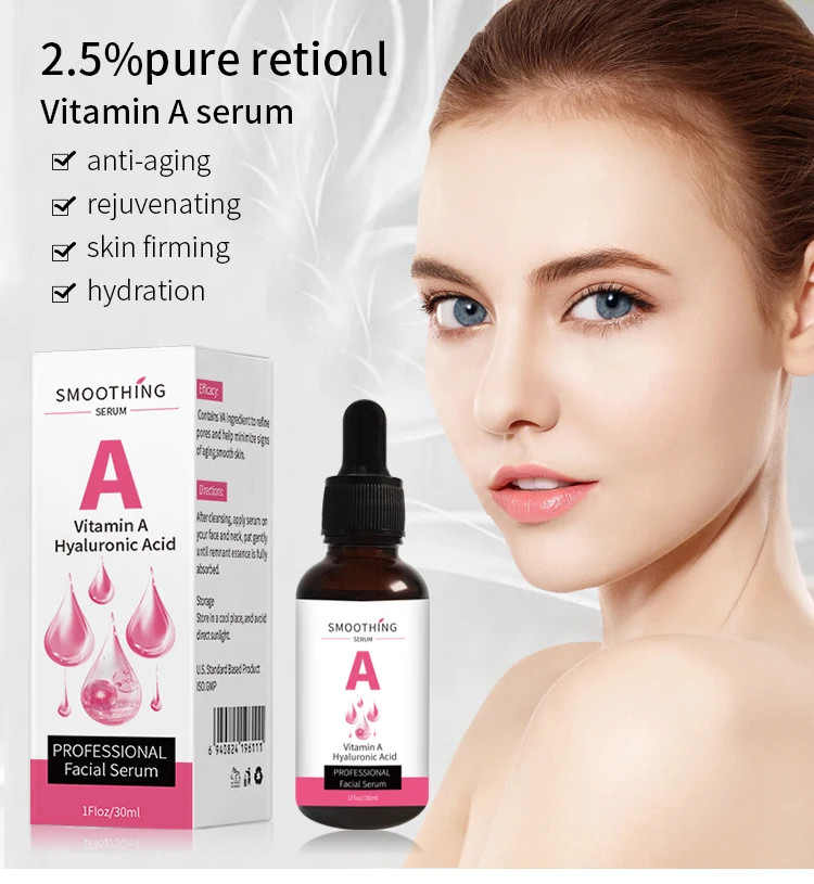 Customized New product vitamin E Serum  Anti Aging Anti Wrinkle Moisturizing Nourishing and Smoothing Vitamin A, B, E  Serum