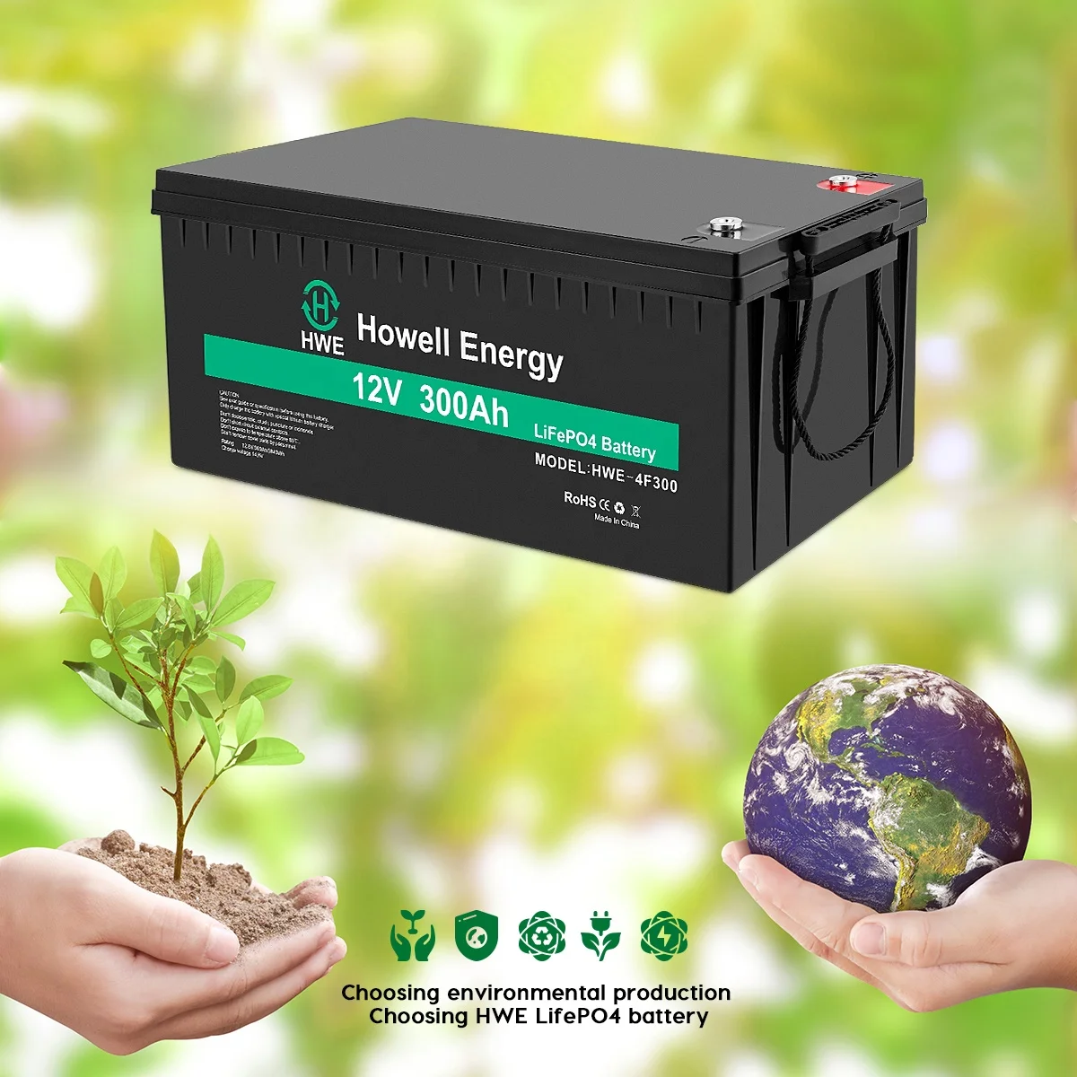 Lithium Rechargeable 12v 300ah Lifepo4 Energy Storage Battery Solar energy system batteries