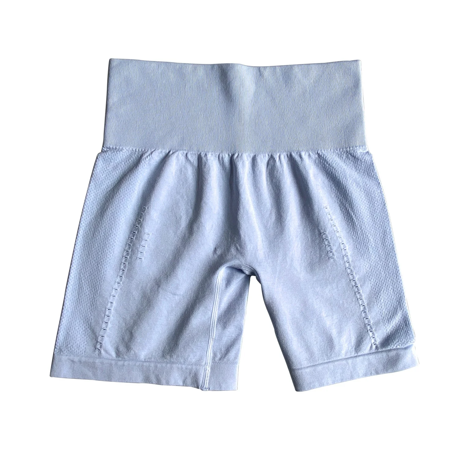 Custom Sustainable Eco Friendly Products Clothing Ribbed Seamless Activewear Gym Shorts