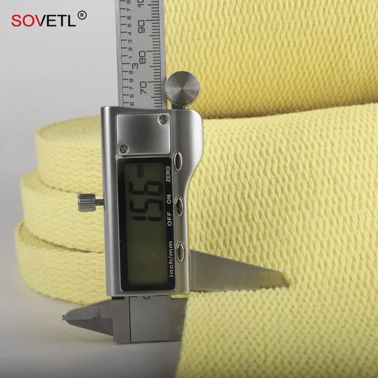 Woven Jugging Kevlars Flame Strap Fire Poi Strap Aramid Wick Webbing for Fire Flow