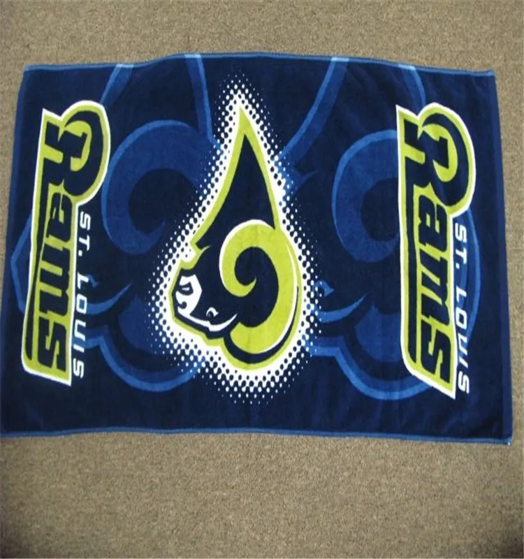 85% polyester and 15% polyamide plush quick dry absorbent sublimation print microfiber beach towel