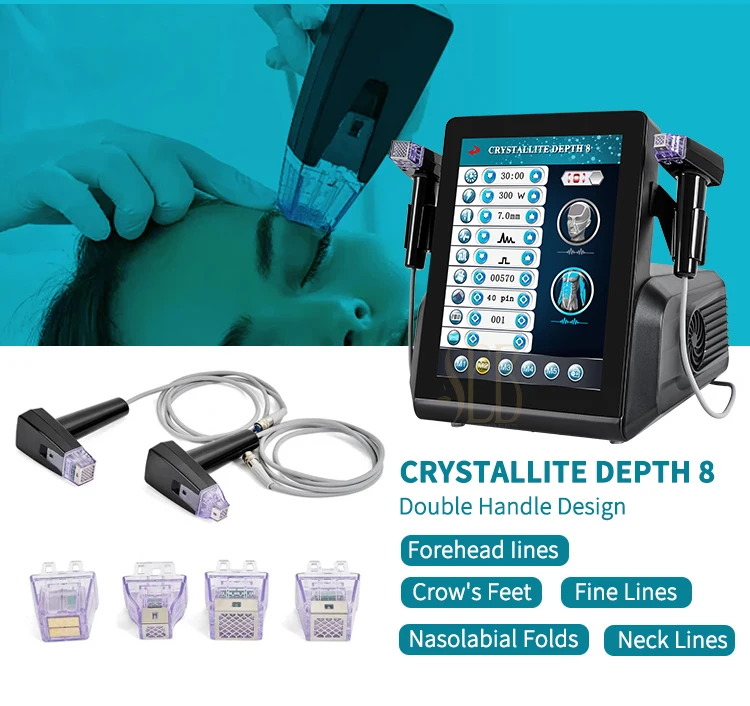 4 Free Needles 2 In 1 Machine Micro Needle RF Device microneedle mfr sfr rf