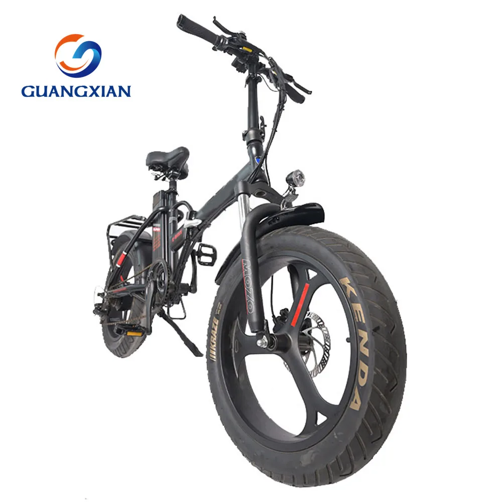 Электрический велосипед Fat Tire складной электрический лучшая продажа снежный 48 В 500 Вт 27 5 дюймов 10 черный литиевая батарея с индивидуальным логотипом
