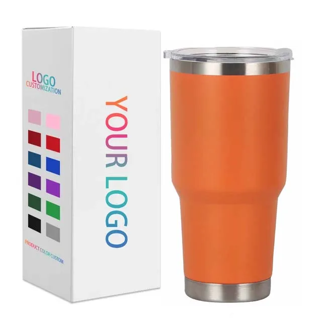 factory wholesale magnetic cover insulated vacuum tumbler water bottle coffee cup 30oz stainless steel mug