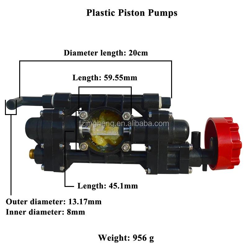 hydraulic pump piston type  vacuum pump Gasoline sprayer propulsion dynamics piston type pump plastics