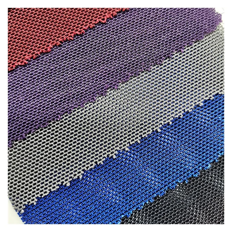 4 Way Stretch Knitted Mesh 85% Polyester And 15% Spandex Fabric For Sports Shoes