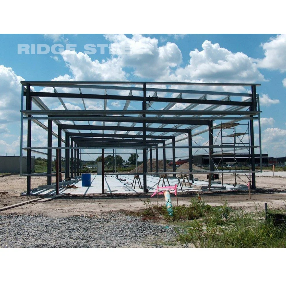 Быстрая сборка низкая стоимость сборная модульная трехмерная стальная конструкция складское
