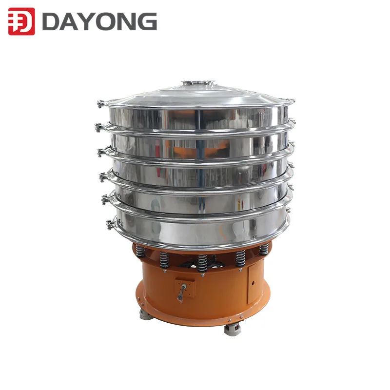 DY Hot price round vibrate screen manufacturer/automatic sieve sifter machine food powder cocoa coffee grain