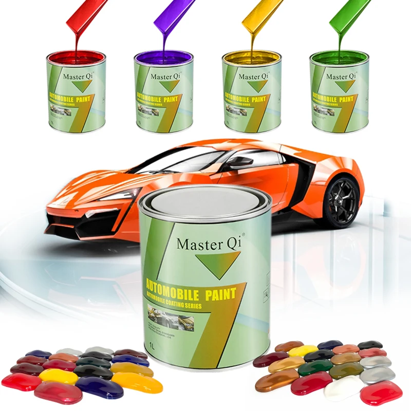 Wholesale Car Repair Acrylic  Automotive Paint Spray black 2k car paint
