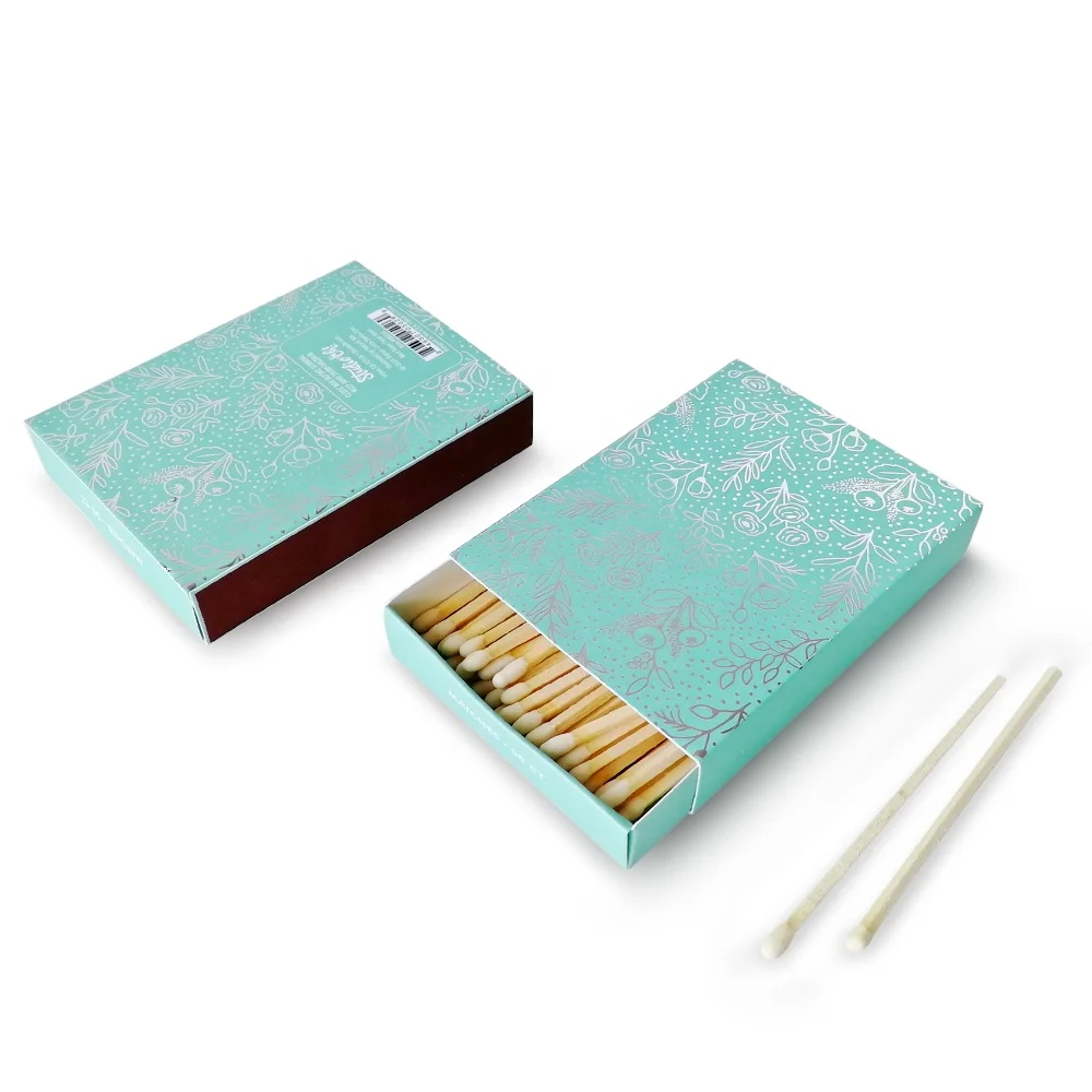 Luxury Design Matchbox White Tips Candle Matches