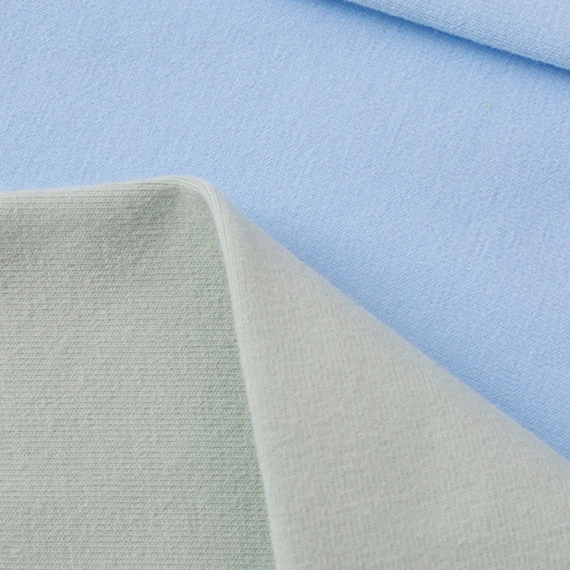 Hot sale knitted cotton spandex melange jersey ponti roma fabric for Warm clothing