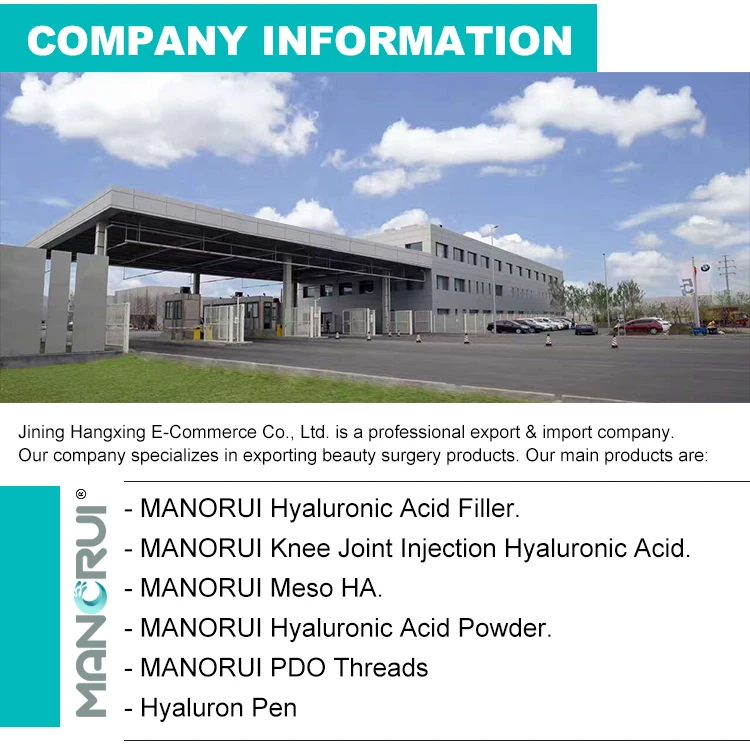 
Low price hyaloronic acid dermal filler 20ml inyecciones para levantar gluteos 