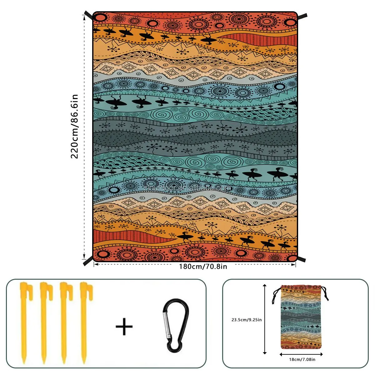 Factory Original Waterproof Oxford Blanket Folding Inflatable Picnic Mat for Outdoor Camping Travel Beach Family Use