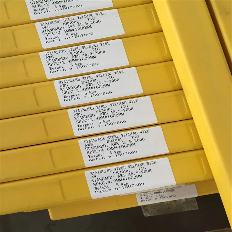 China factory TIG MIG 308 309 stainless steel welding rod 2.5 3.2 4.0 5.0mm