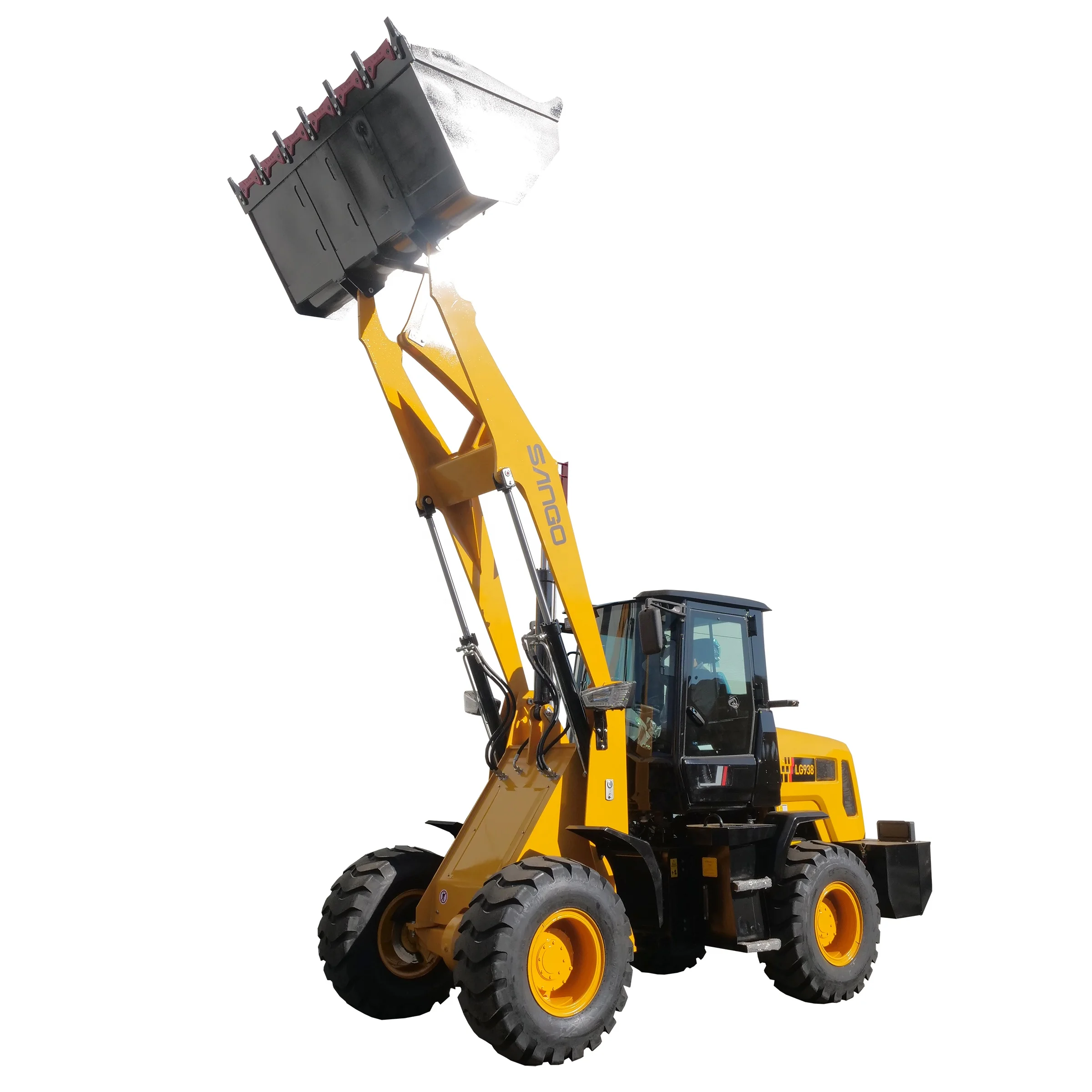 LUGONG earth-moving machinery LG938 MINI wheel loaders ace ns payload 1.5ton 1.8ton 2ton 2.2ton 4X4 wheel front end loader