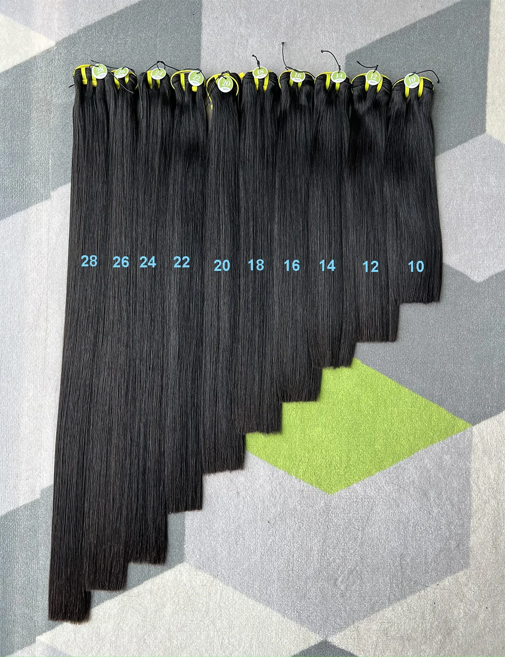 GDY Bulk Vendor Milk Virgin Human Hair Bundle Indian Double Drawn Weft unprocessed Raw Hair Extension Virgin Hair Bundles