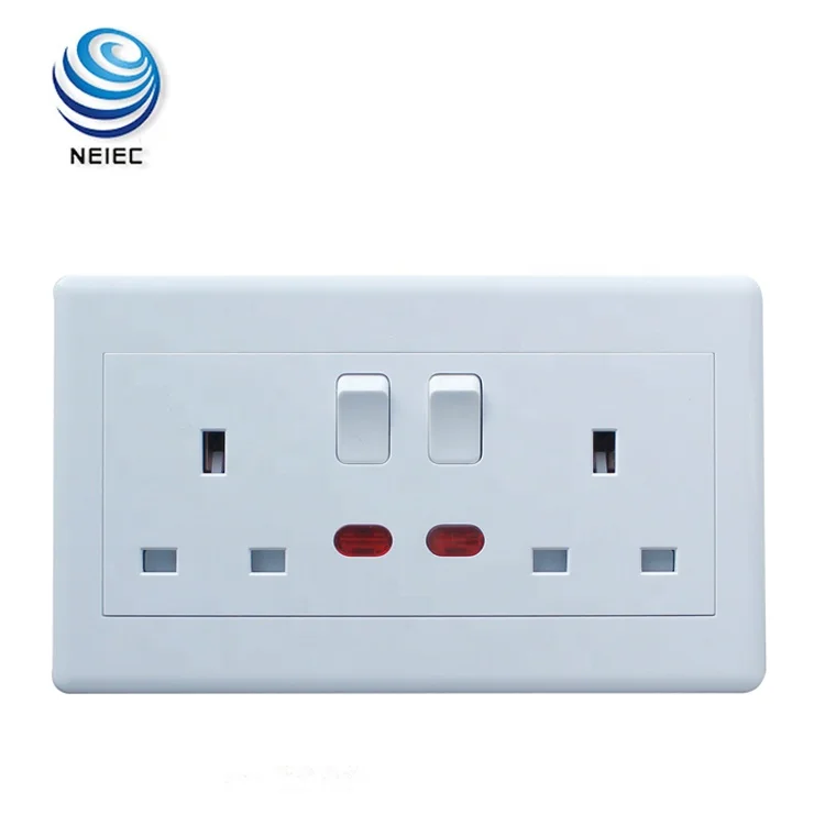 13A and 16A Multi function Electric switch and socket with Neon