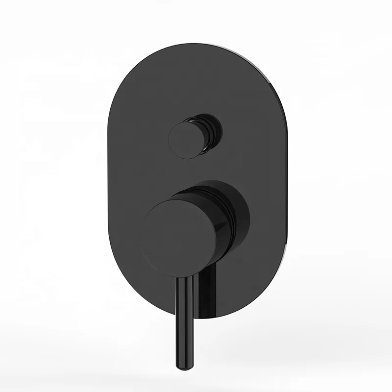 EILSA Concealed Bath&Shower Faucet Single Handle Tap Rain Mixer Color Plating Finished With Diverter