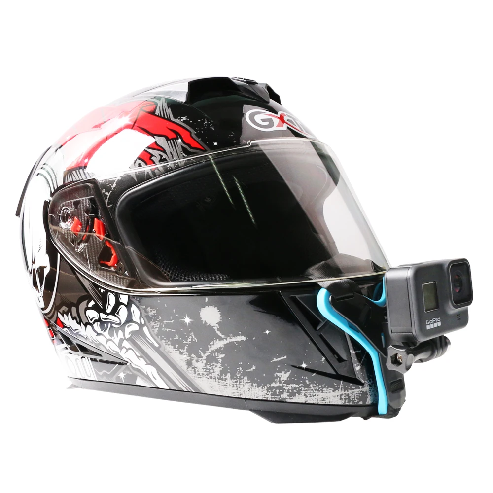 
SUREWO Motorcycle Helmet Chin Mount for Go Pro Hero 8/7/6/5 Black DJI Action Camera and More 