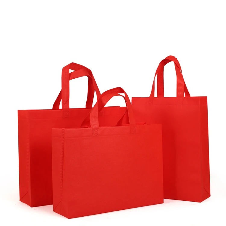 Customized Reusable Tote Shopping promotion Non Woven Bag With Logo