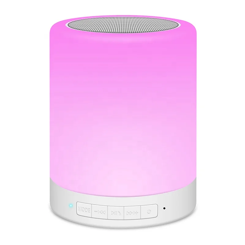 Kinghal свет в ночь портативный Touch лампа Bluetooth динамик для Handfree автоответчиков