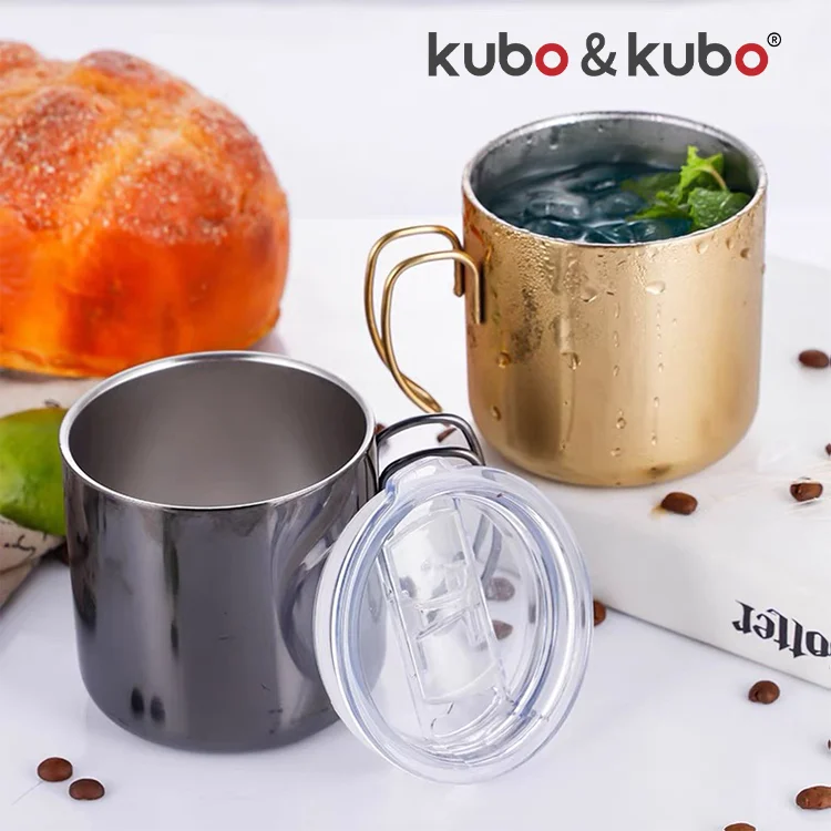 Заводская винная кружка набор из нержавеющей стали Изолированная бутылка для напитков 10 унций кофе