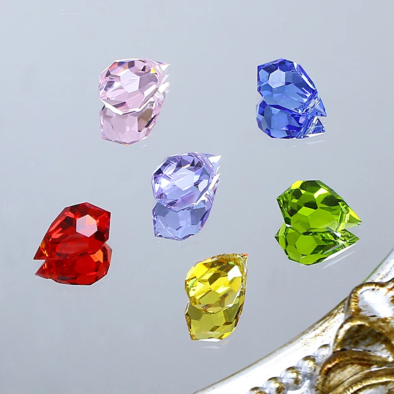 K9 crystal fancy Stone Drop Shape Transparent rhinestones Machine Cut wholesale rhinestone crystal beads for Jewelry accessories