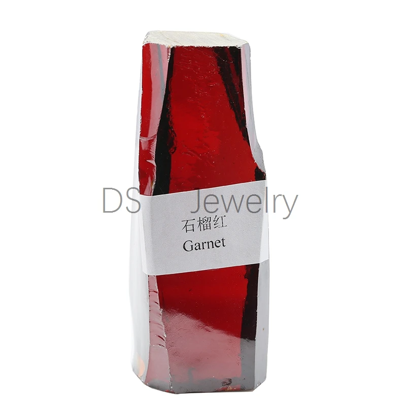 Высококачественное сырье граната по оптовой цене синтетический необработанный драгоценный камень
