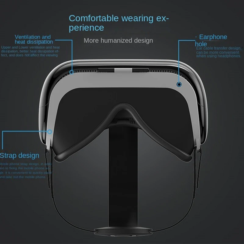 3D Glasses Moke Magic Shell 2nd Generation Virtual Reality Smart VR Glasses Head-mounted VR Headsets Fast Shipping