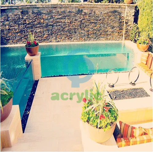 PG Modern Plexiglass Glass Wall Acrylic Product Swimming Pool