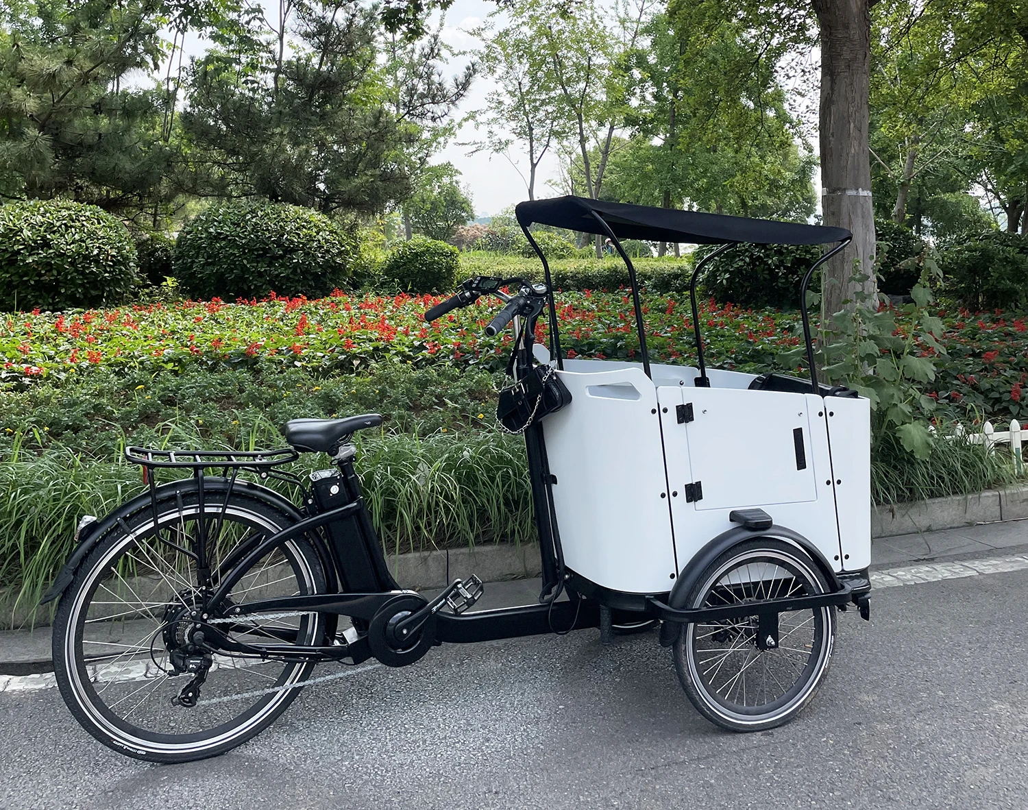 holland family box bike cargobike 3 wheel electric cargo bike for sale