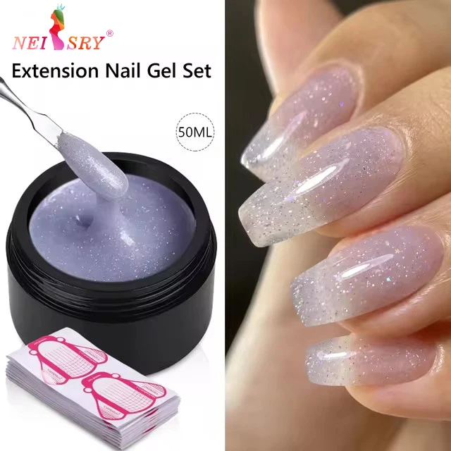 Neiss Nude Builder Nails Hard Quick Extension Gel Private Label OEM/ODM gel Extension Gel 50g Private Label nail supplier