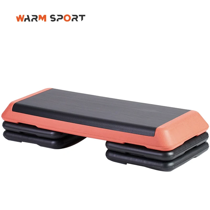 Factory Wholesale Custom Logo Home Exercise Fitness Adjustable Gym Platform Stepper 3 Levels Aerobic Step