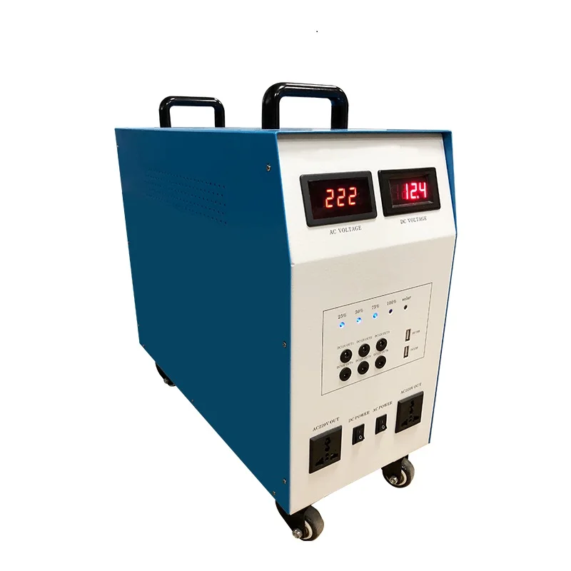 
factory price Solar Generator Portable with dc led tv home application 