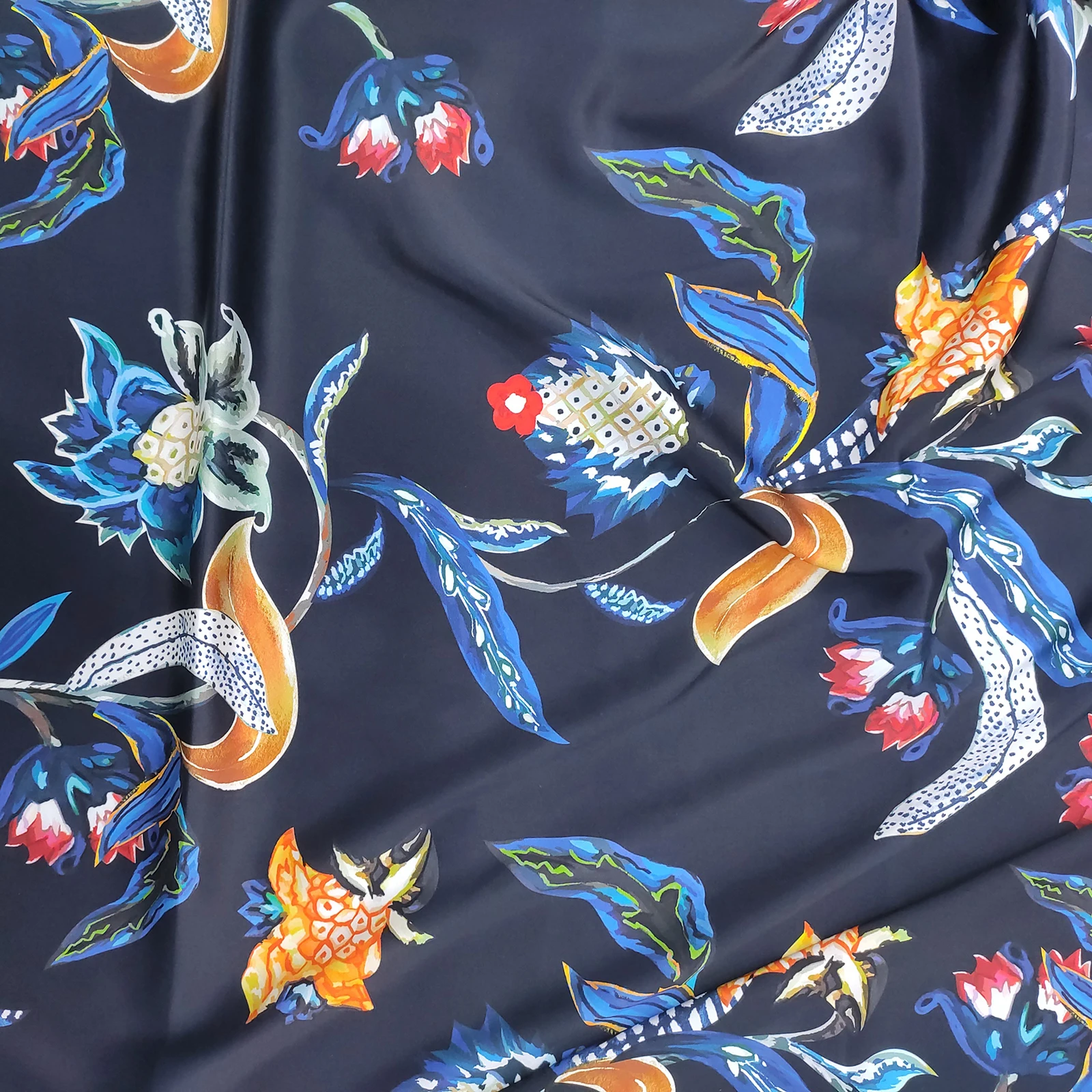 Лидер продаж, трикотажная африканская тайская шелковая ткань для дам