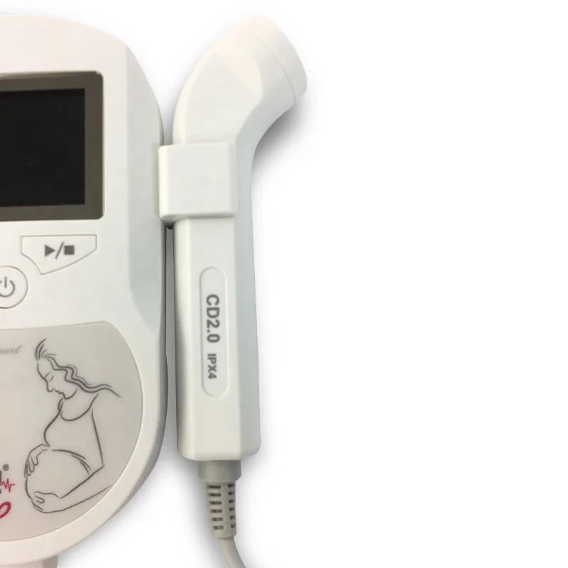 Meditech CE and ISO Approved and Certified Fetal Doppler with Color Display Screen
