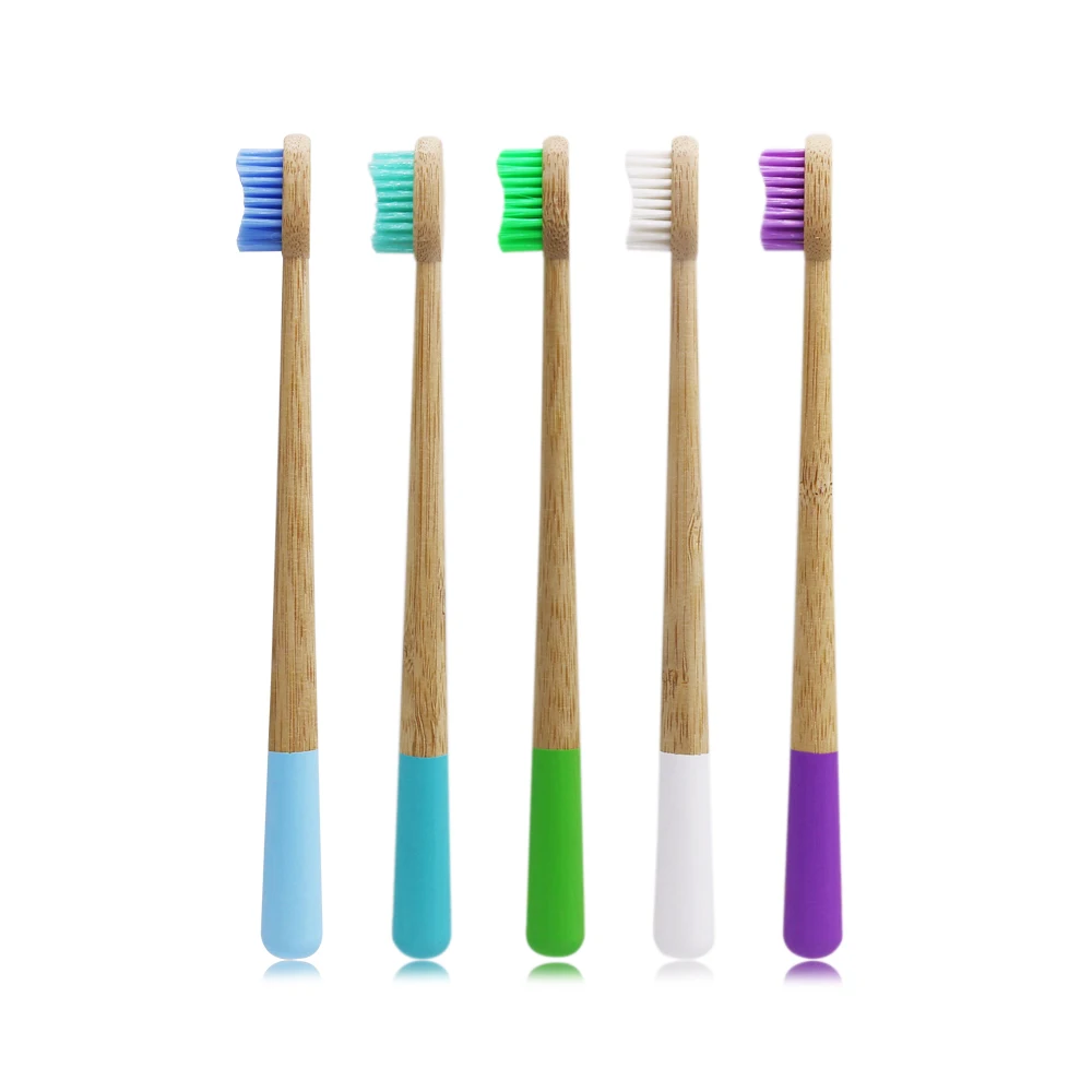 Custom Wholesale Biodegradable Eco Friendly Black Soft  Bristle Charcoal Tooth brush Bamboo Toothbrush