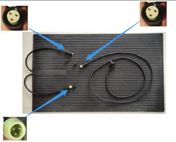 Electric Rubber Heating Mat Snow Melting Mat Walkways melting snow heating mat