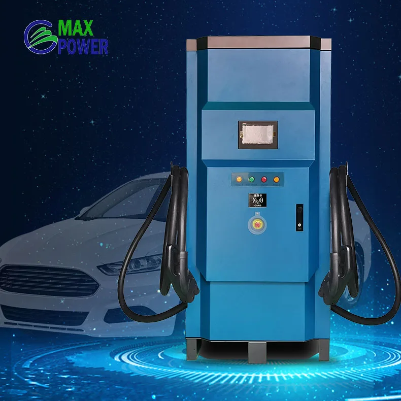 Factory Directly CCS CHAdeMO lcd display 240-volt 60kw 120kw 150kw ev dc fast charger borne de recharge voiture Double cable