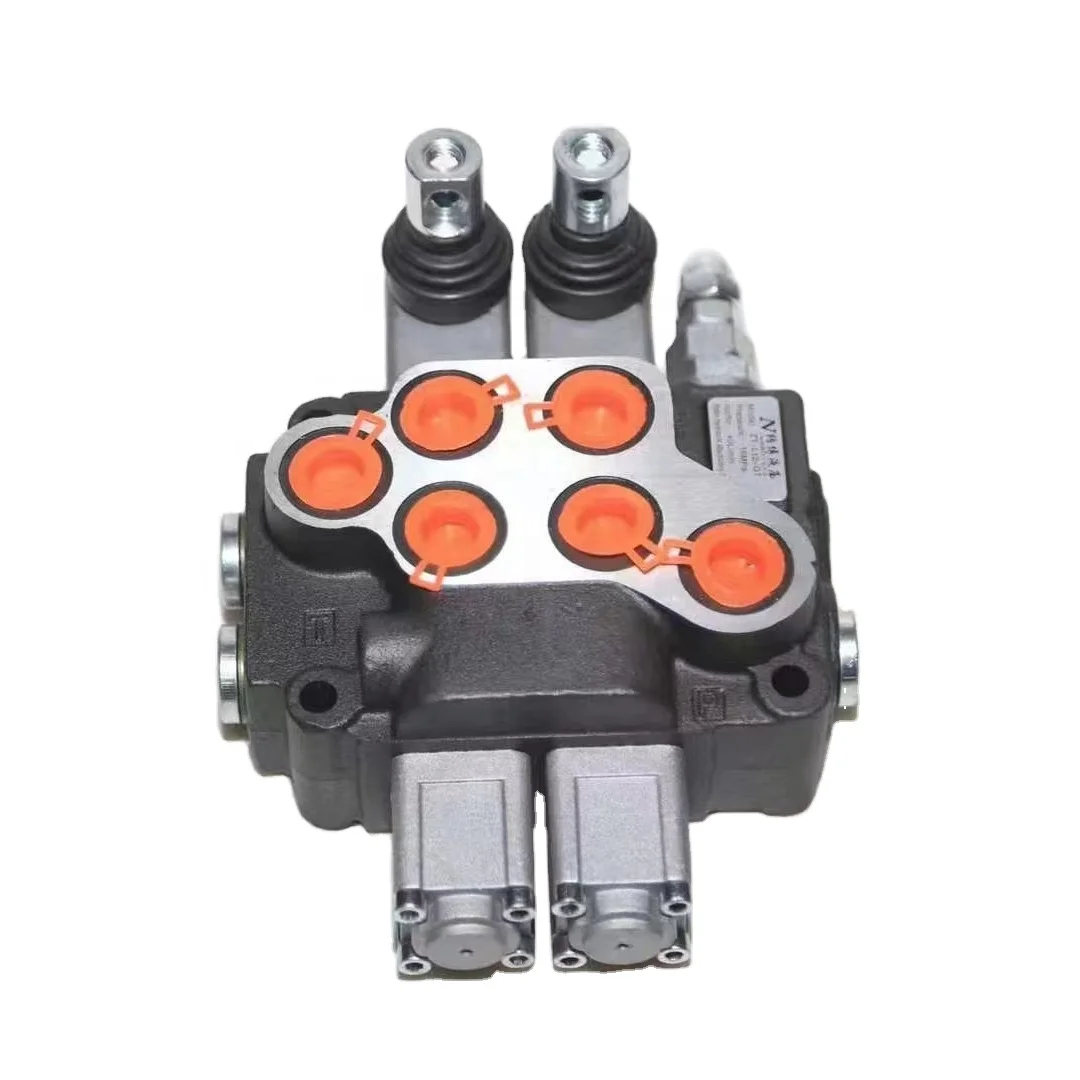P40 P80 1 Spool Monoblock Solenoid Control Hydraulic Valve For Harvester